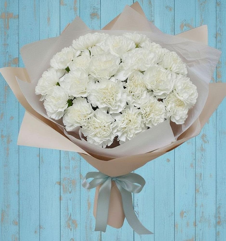 Букет цветов из: Гвоздики в Сарс