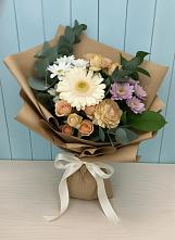 Букет цветов из:  Герберы и Хризантемы в Сарс