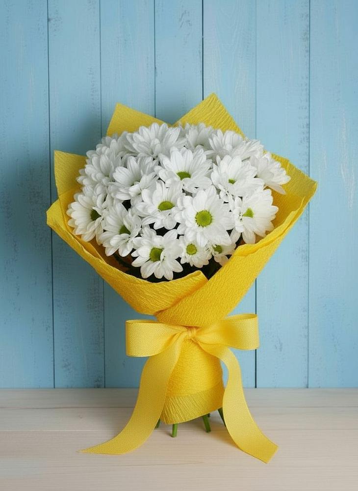 Букет цветов из: Хризантемы в Сарс