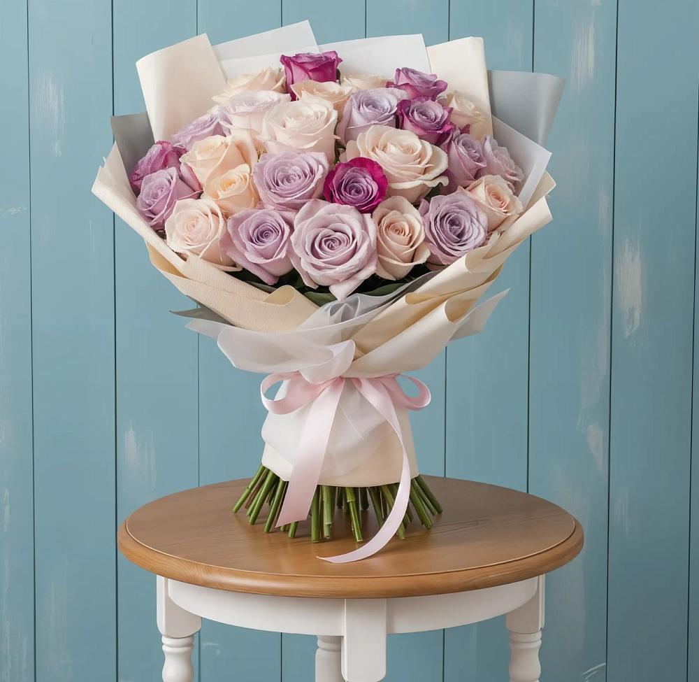 Букет цветов из: Розы в Сарс