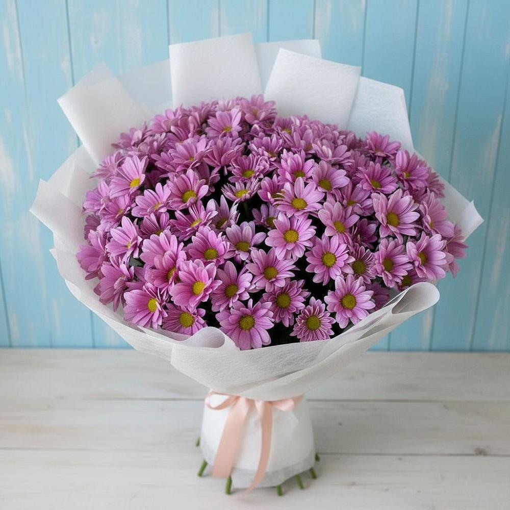 Букет цветов из: Хризантемы в Сарс