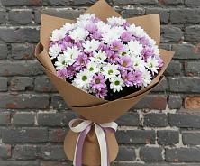 Букет цветов из:  Хризантемы #REPLACE_PRED# Сарс