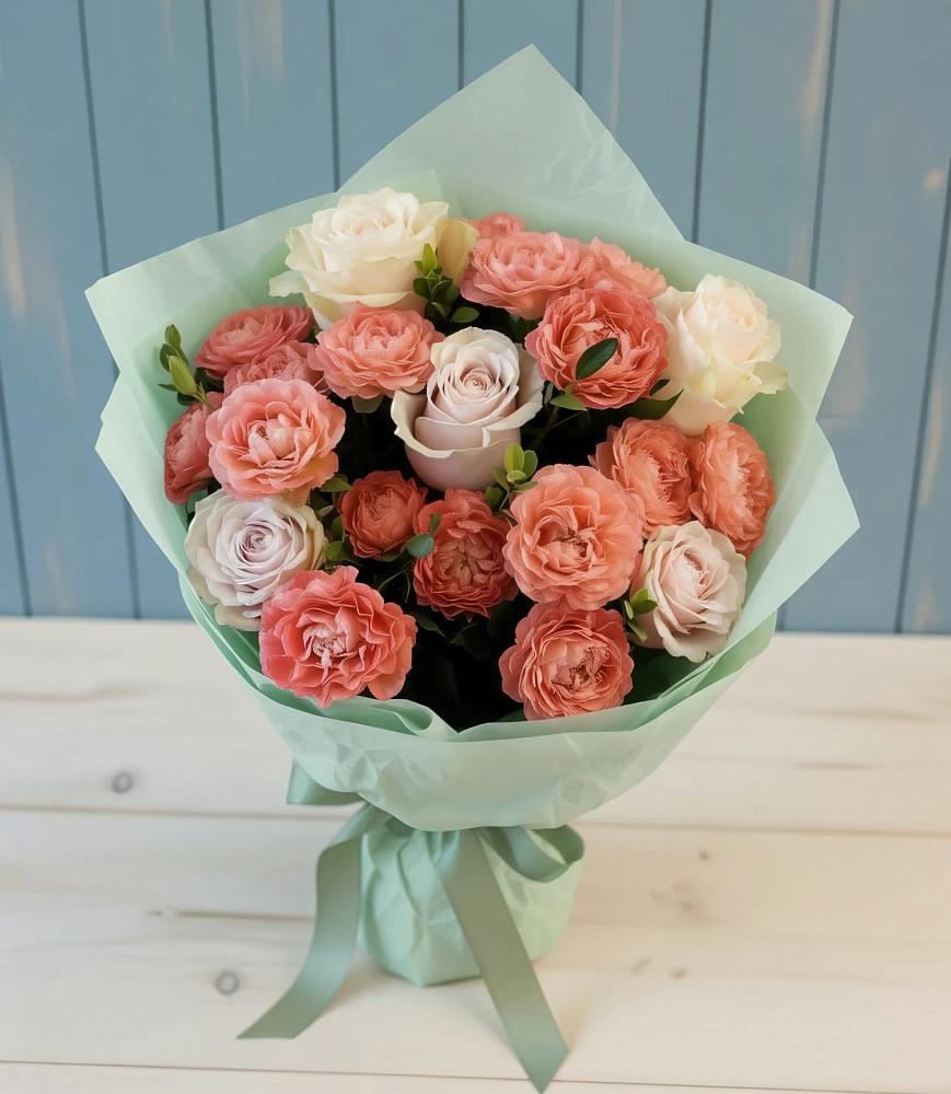 Букет цветов из: Розы в Сарс