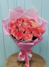 Букет 15 Розовых роз Равель в Сарс