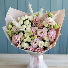 Букет цветов из:  Альстромерии и Розы в Сарс
